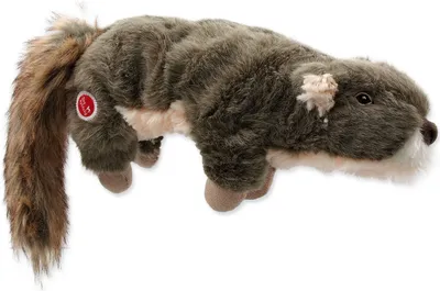 Zdjęcie produktu dla Zabawka DOG FANTASY Skinneeez Pluszowa piszcząca wiewiórka 45 cm 1 szt