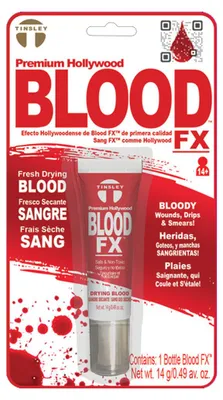Produktbild von Premium Hollywood Fake Blood für Halloween und Karneval