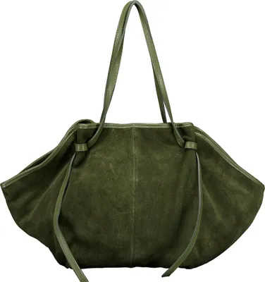 Produktbild von Hausfelder Manufaktur Shopper Velours Grün 30