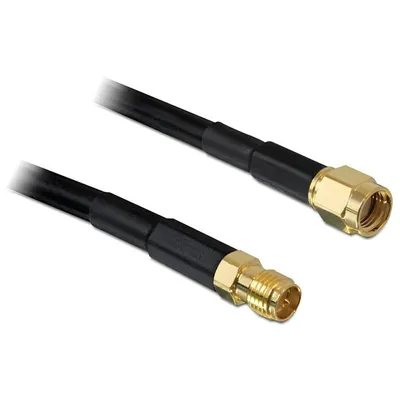 Produktbild von DELOCK Antennenkabel RP-SMA -> RP-SMA St/Bu 15.00m