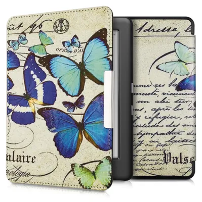 Produktbild von kwmobile 34348.01, Flip case, Blau, Kobo, Kunstleder, Glo HD / Touch 2.0, Stoßfest, Kratzresistent, Schockresistent