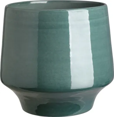 Produktbild von Dehner Übertopf Elsa, Ø 21 cm, Höhe 20 cm, Keramik, türkis