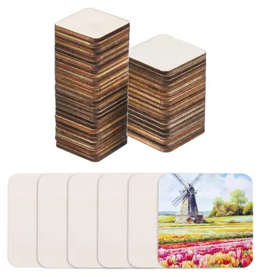 Produktbild von Holzscheiben zum Basteln - 100 Stück - Ø 3 cm