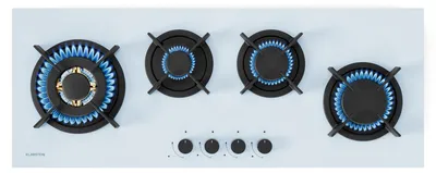 Obrázek produktu pro KlarsteinPlynová varná deska Goldflame 4 Slim, 4 hořáky, na kapalný nebo zemní plyn, elektrické zapalování