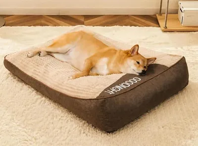 Imagen del producto de Cama ortopédica para perros grandes, cojín suave y lavable para perros