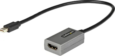 Produktbild von StarTech.com Mini DisplayPort auf HDMI Adapter - mDP auf HDMI Adapter Dongle - 1080p - Mini DisplayPort 1.2 auf HDMI Monitor/Display - Mini DP auf HDMI Videokonverter - 30cm Kabel (MDP2HDEC)
