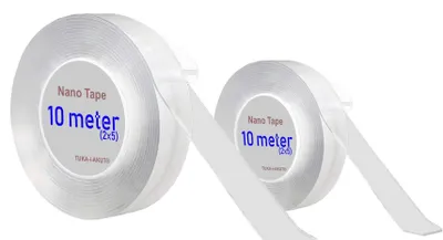 Productafbeelding van Solidchoice - Nano Hechtband Tape 10m Dubbelzijdig en Herbruikbaar