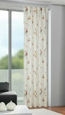 Produktbild von Fertigschal verdeckte Schlaufen "Blumen" von Albani