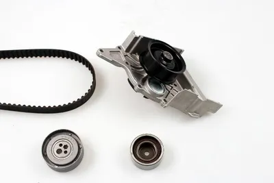Produktbild von HEPU PK05390 Zahnriemensatz + Wasserpumpe für AUDI 80 Limousine (8C2, B4) Cabriolet (8G7, B4) A8 (4D2, 4D8) 80 Avant (8C5, B4) 100 Limousine (4A2, C4)