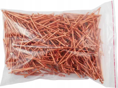Image de GOUPILLES 2,0 mm rivets cuivrés 500 pièces pour soudage à l'électrode SPOTTER