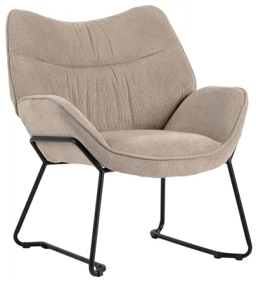 Produktbild von Sessel Aliano beige mit Armlehnen & Polsterung – Indoor-Design
