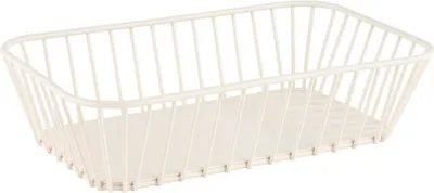 Produktbild von APS 30438 GN 1/3 Korb URBAN, Metall, weiß, mit Antirutsch-Füßchen, 32,5 x 17,6 cm, Höhe 7,5 cm
