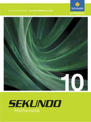 Produktbild von Sekundo 10. Schulbuch. Mathematik für differenzierende Schulformen. Baden-Württemberg