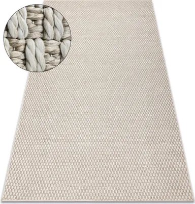 Zdjęcie produktu dla Dywan ORIGI 3555 krem - sznurkowy SIZAL płaskotkany beżowy 136x190 cm
