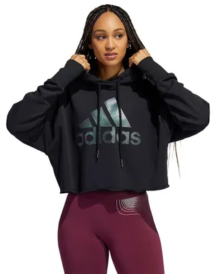 Produktbild von Adidas GU8891 HLDY GFX Hoodie Sweatshirt Women's Black M