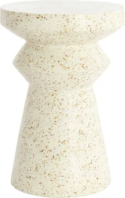 Produktbild von Light & Living - Beistelltisch Sella - Weiß - Ø32x47cm