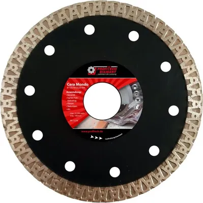 Produktbild von Diamanttrennscheibe Keramik Segment CERA MONDOØ 125x22,23 mm