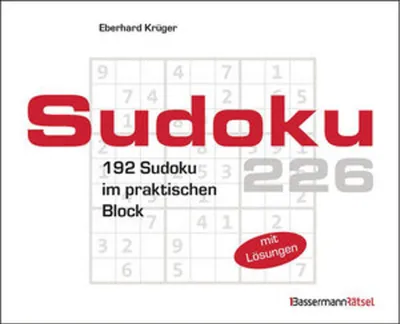 Produktbild von Sudokublock 226 (5 Exemplare à 2,99 EUR)
