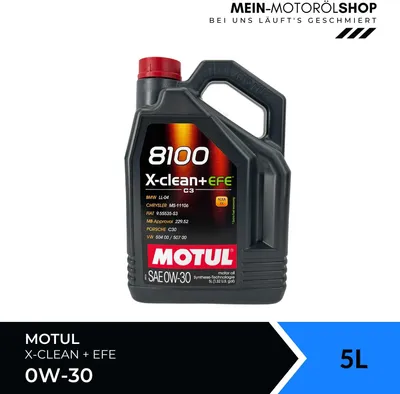 Produktbild von Motul 8100 X-Clean + EFE 0W-30 5 Liter