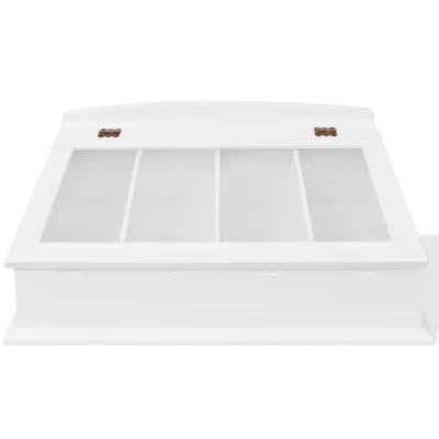 Immagine prodotto di vidaXL Cassetto per posate MDF Bianco Stile barocco