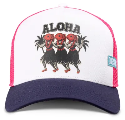 Produktbild von Coastal HFT Fishhead Aloha Trucker Cap White/Navy