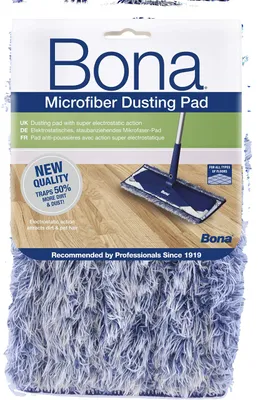 Produktbild von Bona Staubpad für Spray Mop, Mikrofaser Ersatzpad Wischmopp Bezug für Staub