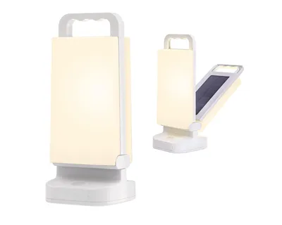 Produktbild von LED Campinglampe Solar, Camping Laternen Dimmbar Touch 4400 mAh Notstrombank, IPX4 Wasserdicht, Akku Lampe für Camping, Abenteuer, Angeln
