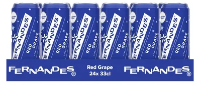 Produktbild von Fernandes rote Traubendose (24x 33cl)