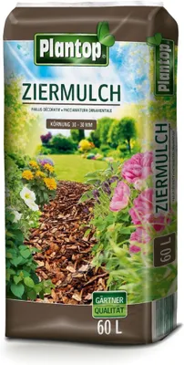 Produktbild von Plantop Ziermulch Bodenhilfsstoff, 60 Liter  Körnung 10 - 30 mm