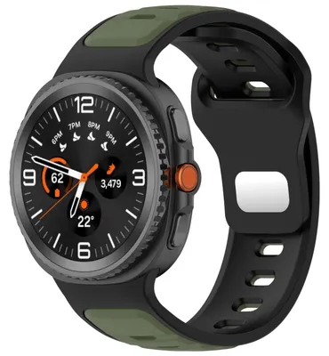 Produktbild von Silikon Armband für Samsung Galaxy Watch 9 / 8 / 8 Classic Reverse Buckle Design