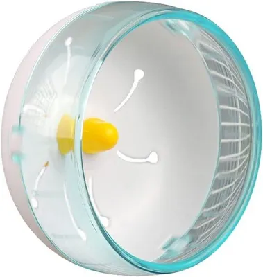 Produktbild von Leise Hamster Laufrad aus Kunststoff für Kleintiere Spielzeug