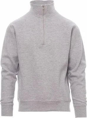 Immagine prodotto di Felpa Herren mezza zip "CANADA MELANGE" - Payper Grau Meliert XL