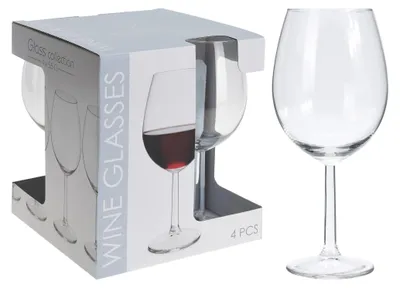 Produktbild von Excellent Houseware Satz von 4 Rotweingläsern 58cl