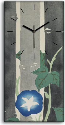 Produktbild von Dekor Leinwand Uhr Wandbilder 30x60 Malerei Abstrakte Kunst Bambus Blumen - schwarze Hände
