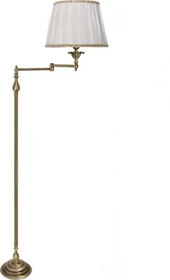 Immagine prodotto di Lampada da terra Premium in ottone bronzato E27 fino a 60W 230V in tessuto lampada da soggiorno lampada illuminazione interna lampada da terra lampada da terra
