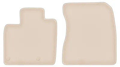 Produktbild von DURBAN Beige Velours-Fußmatten vorne für Nissan Qashqai III mHEV SUV (2021-)