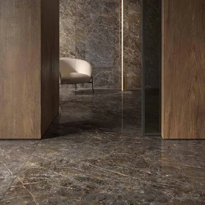 Produktbild von CASA39 Fliesen Marmoroptik Braun 120x120 cm La Faenza Aesthetica