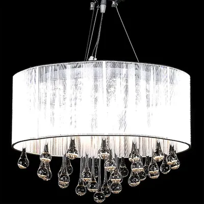 Immagine prodotto di Lampadario con 85 Cristalli Bianco
