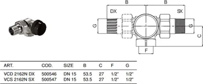 Produktbild von Ivar Winkeleck rechts 1/2 Zoll VCD 2162 N DX : Winkeleck rechts 1/2" Ausführung: Winkeleck rechts 1/2"