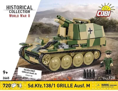 Zdjęcie produktu dla Cobi Historical Collection World War II 2665 Sturmpanzer 38(T) Grille 2665