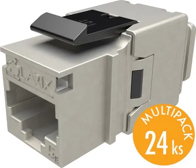 Obrázek produktu pro SOLARIX MULTIPACK 24 ks - rychlozařezávací keystone Solarix CAT5E STP SXKJ-5E-STP-BK-NA