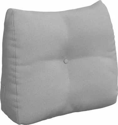 Image de vidaXL Dossier Coussin gris nuage 60 x 24 x 50 cm Tissu