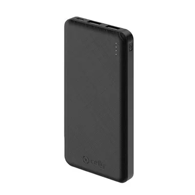 Produktbild von Celly PBE10000 Power Bank 10000mAh Lithium-Ionen 2 USB Schnellladung Schwarz