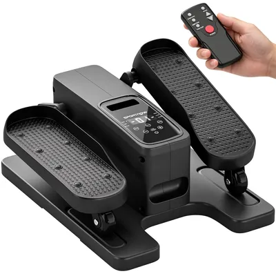 Productafbeelding van Mini-elliptische trainer voor thuisgebruik, elektrische crosstrainer voor onder het aanrecht met afstandsbediening, led-display en 12 snelheden.