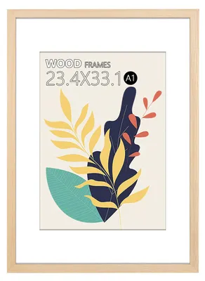 Posterrahmen Holz Natur A1 59,4x84,1 cm