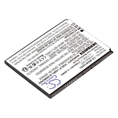 Immagine prodotto di TECHTEK Batteria compatibile con [Budget Mobile] MXW1, per [UMX] MXW1 sostituisce HYB201307