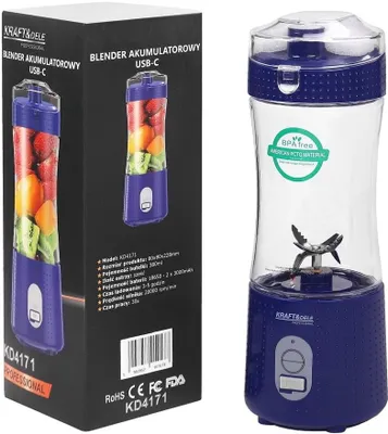 Produktbild von Akku-Standmixer USB-C 380ml / 2x3000mAh KD4171