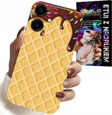 Produktbild von Hülle Für Samsung Galaxy A06 5G - Mit Schokoladenüberzogenem Waffelmotiv
