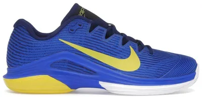 Obrázok produktu pre Nike Court Air Zoom Vapor 12 HC, farba: modrá s žltými detailmi, veľkosť: EU 38,5