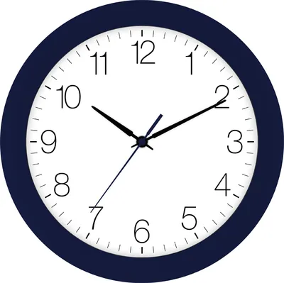 Obrázok produktu pre Rádiom riadené nástenné hodiny indigo blue